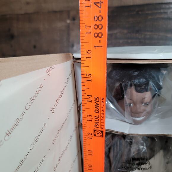 1993 Buckwheat The Little Rascals The Hamilton Collection  Porcelain Doll - Picture 5 of 7